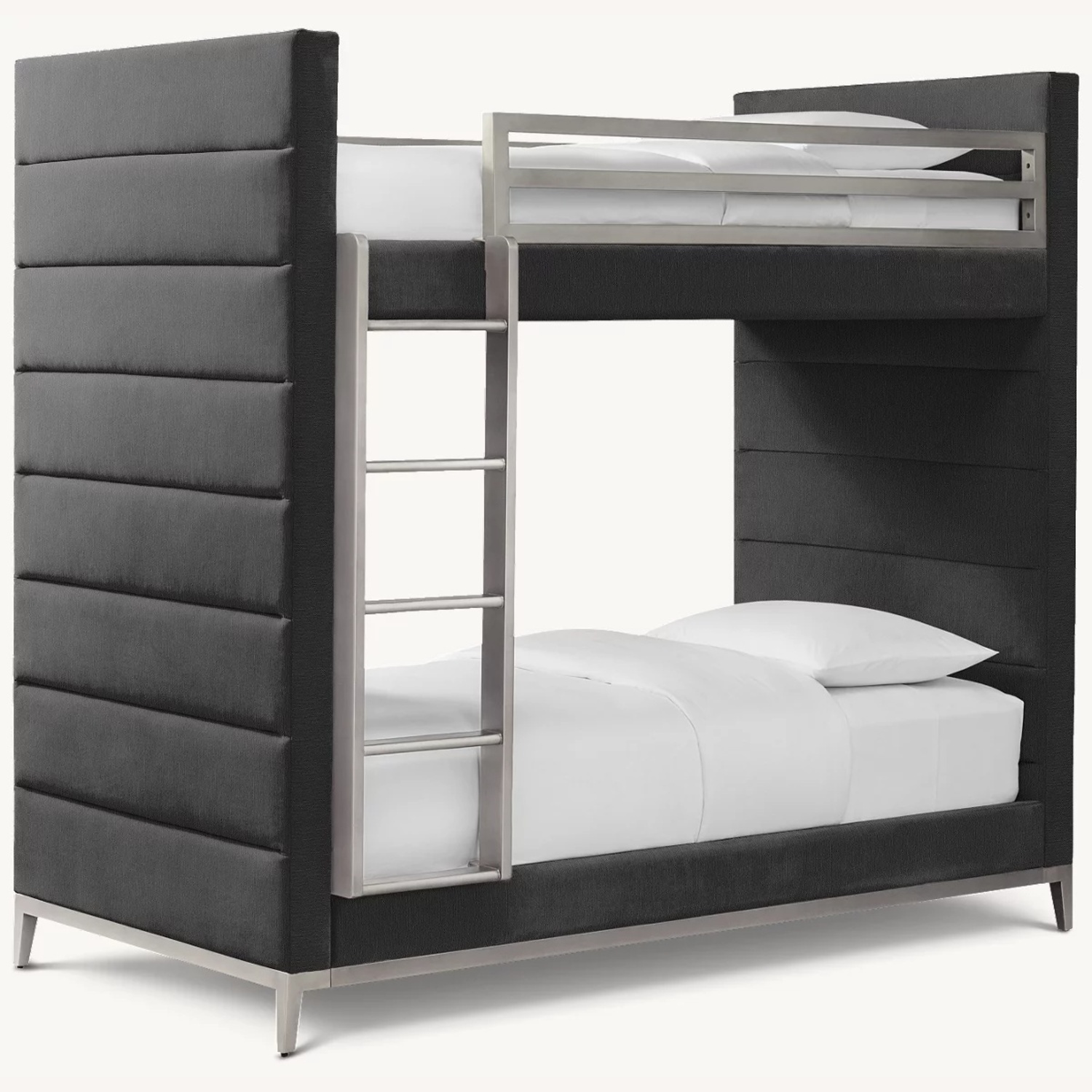 Pfeiffer Channel Upholstered Bunk Bed - AptDeco