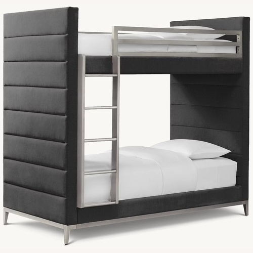Used Pfeiffer Channel Upholstered Bunk Bed for sale on AptDeco
