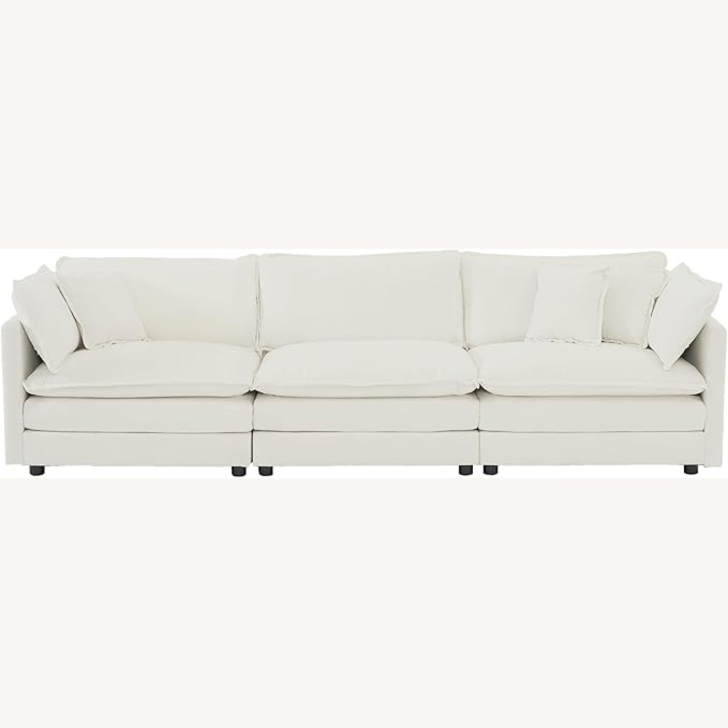 Modular Luxury Sectional Sofa, Beige - image-0