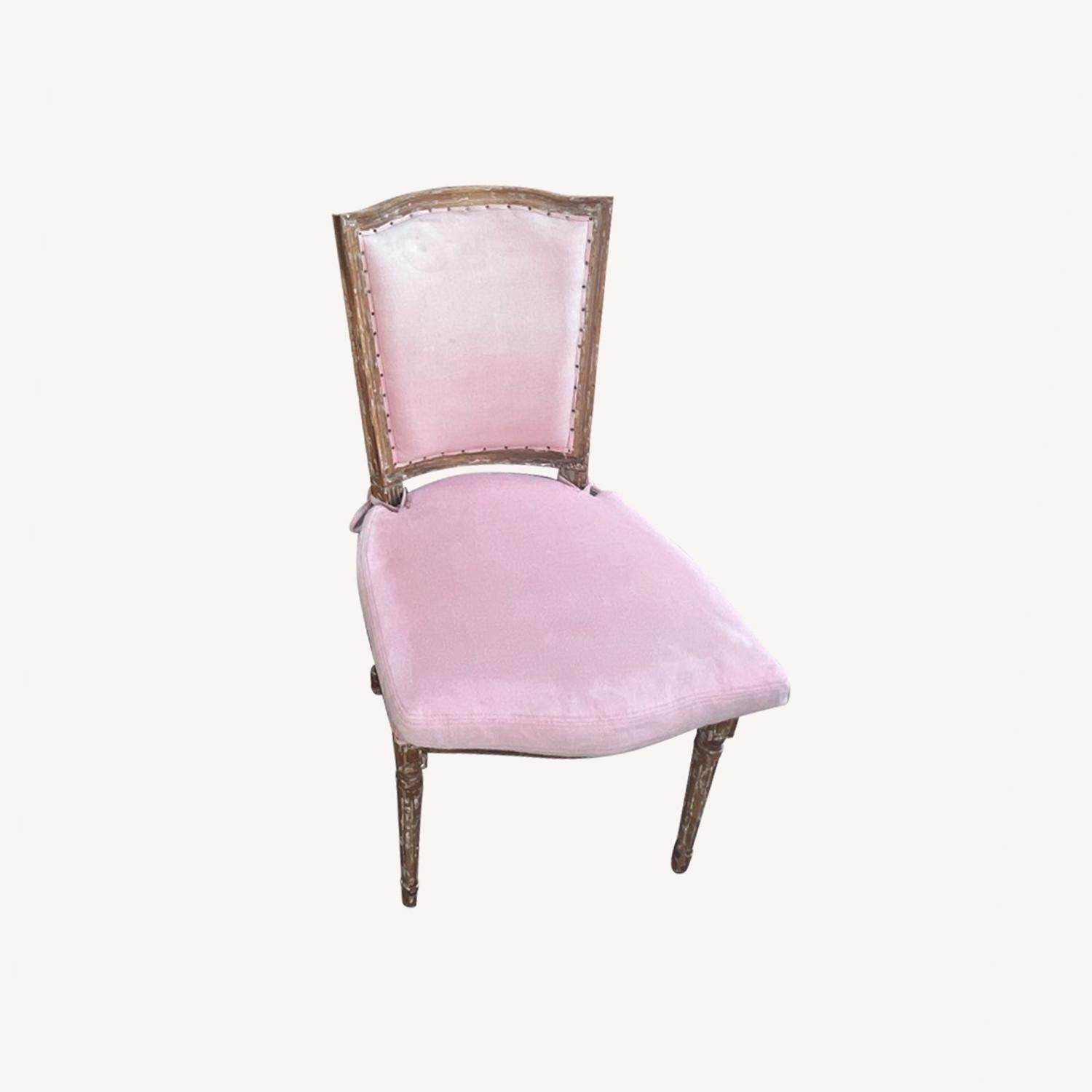 French Distressed Shabby Chic Style Dining Chairs - image-0