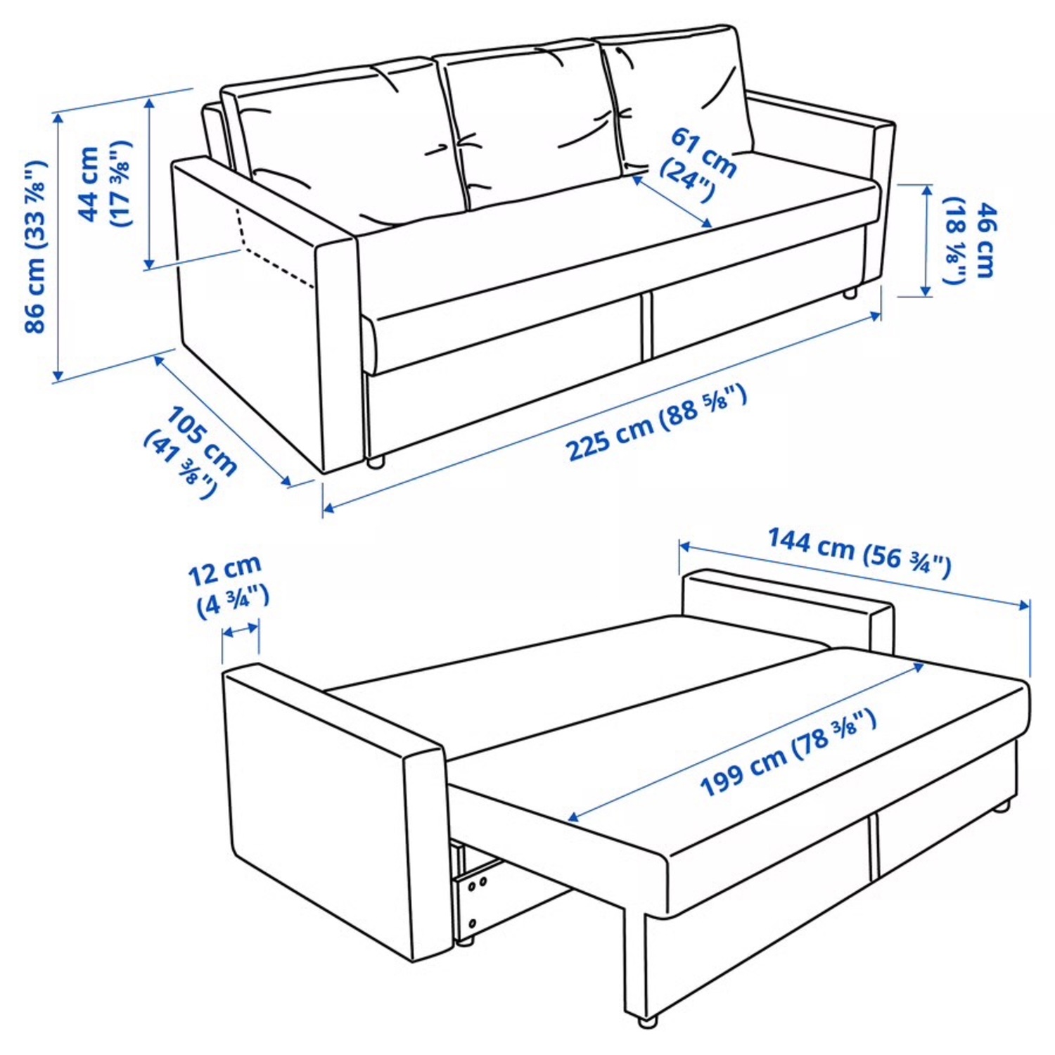 IKEA Friheten Sleeper Sofa - image-5