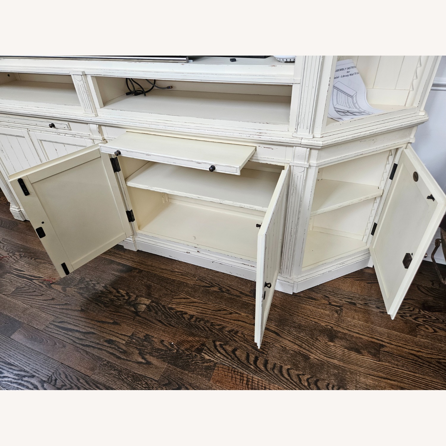 Arhaus Athens Media Cabinet With Bookcases - image-6