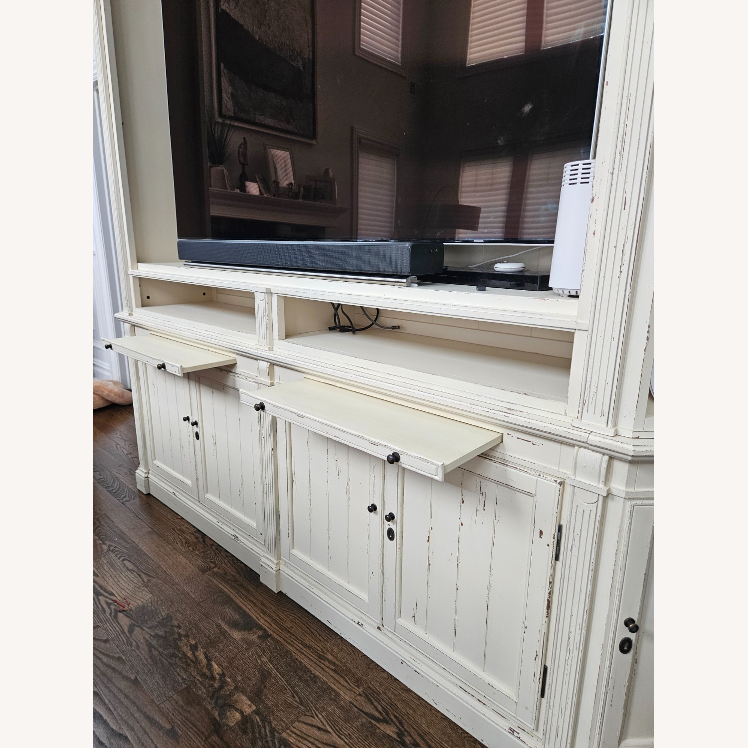 Arhaus Athens Media Cabinet With Bookcases - image-5