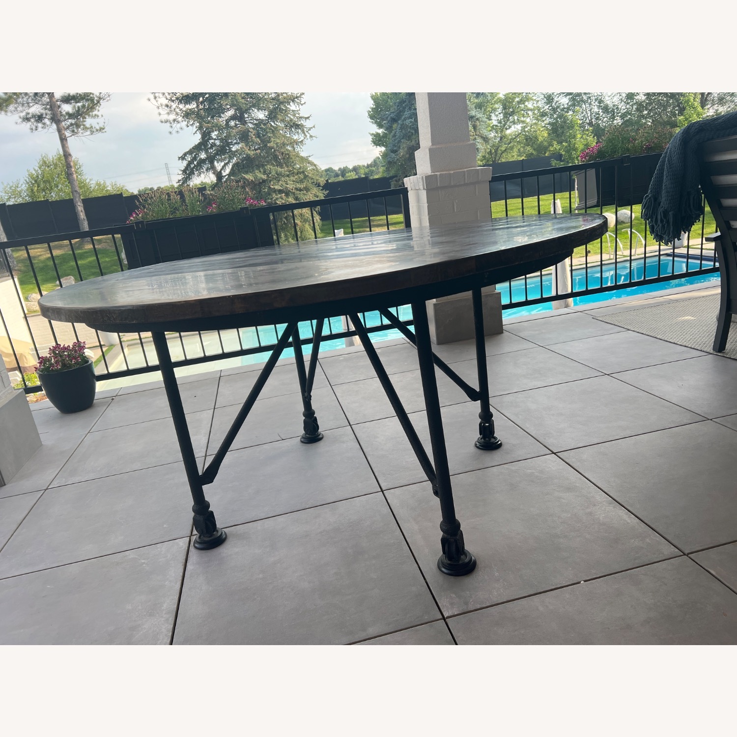Restoration Hardware Flatiron Dining Table - image-2