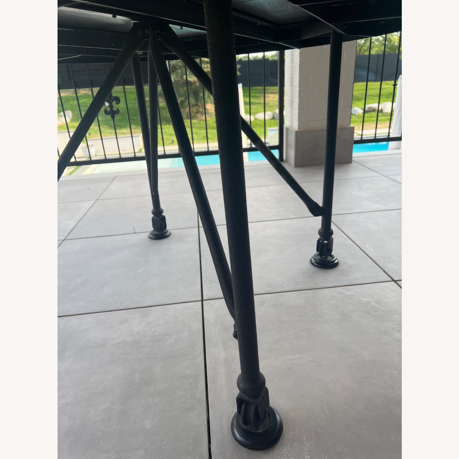 Restoration Hardware Flatiron Dining Table - image-7
