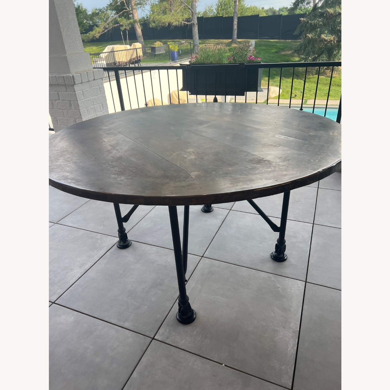 Restoration Hardware Flatiron Dining Table - image-1