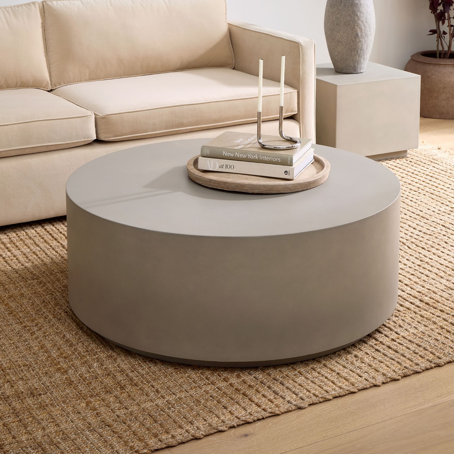 West Elm Concrete Table - image-6