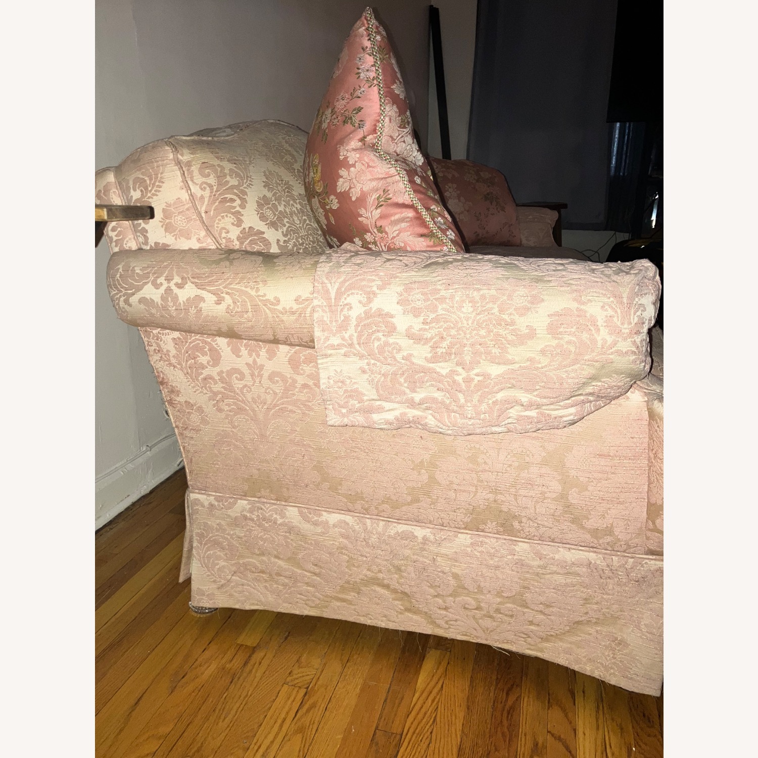 Baker Vintage Camel Back Loveseat - image-2