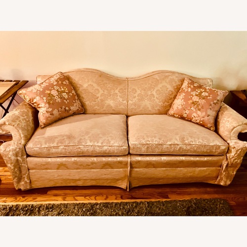 Used Baker Vintage Camel Back Loveseat  for sale on AptDeco