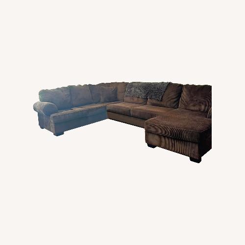 Used Vista 3-Piece Sectional with Chaise for sale on AptDeco