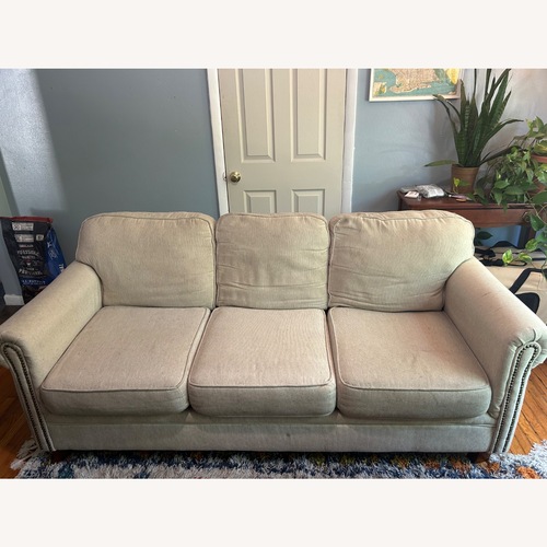 Used Vintage Off White Couch for sale on AptDeco