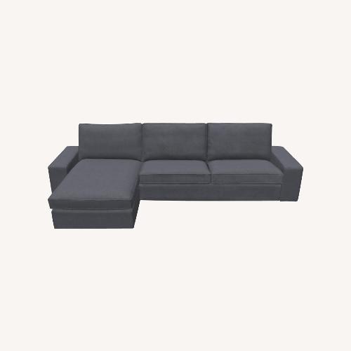 Used IKEA KIVIK Corner Section Gunnared Medium Gray for sale on AptDeco