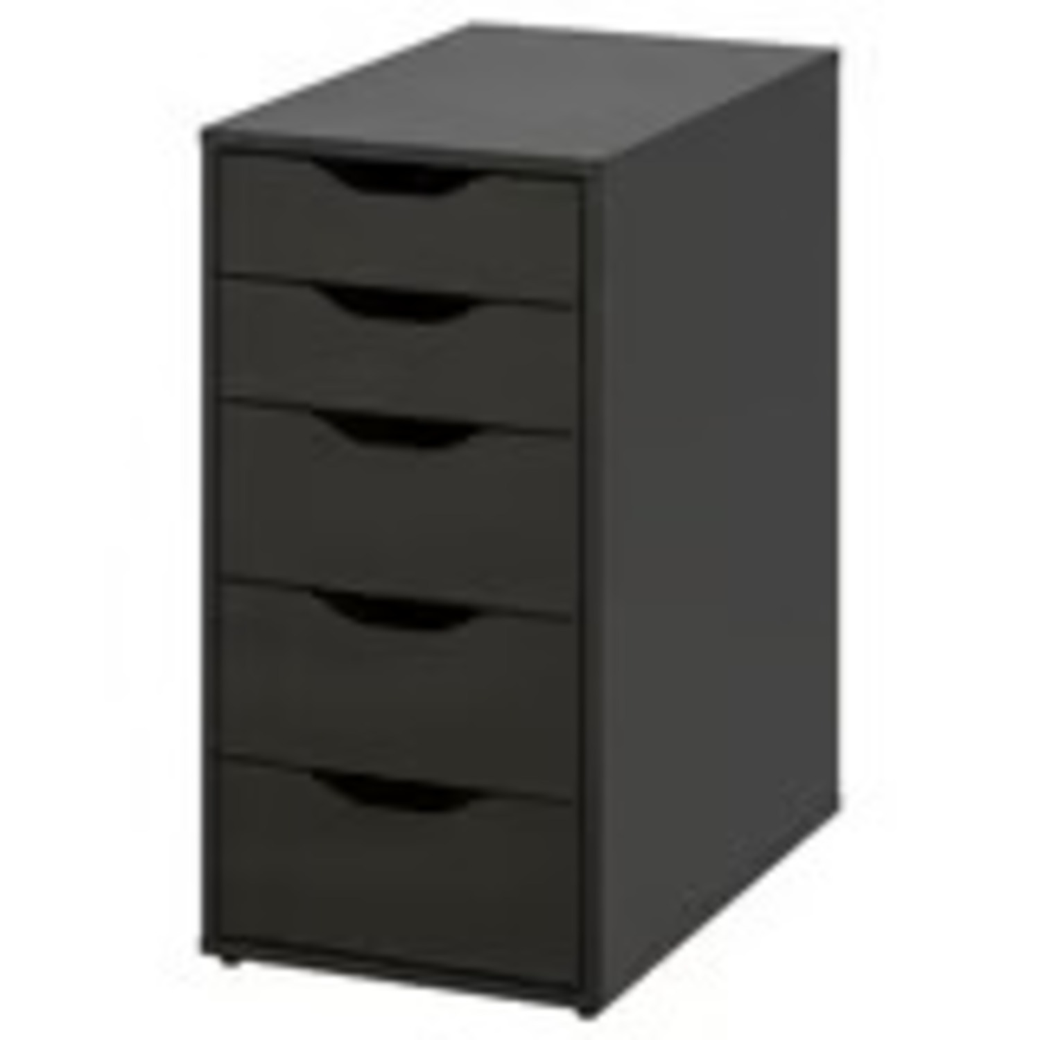 IKEA ALEX Drawer Unit Black-Brown - image-1