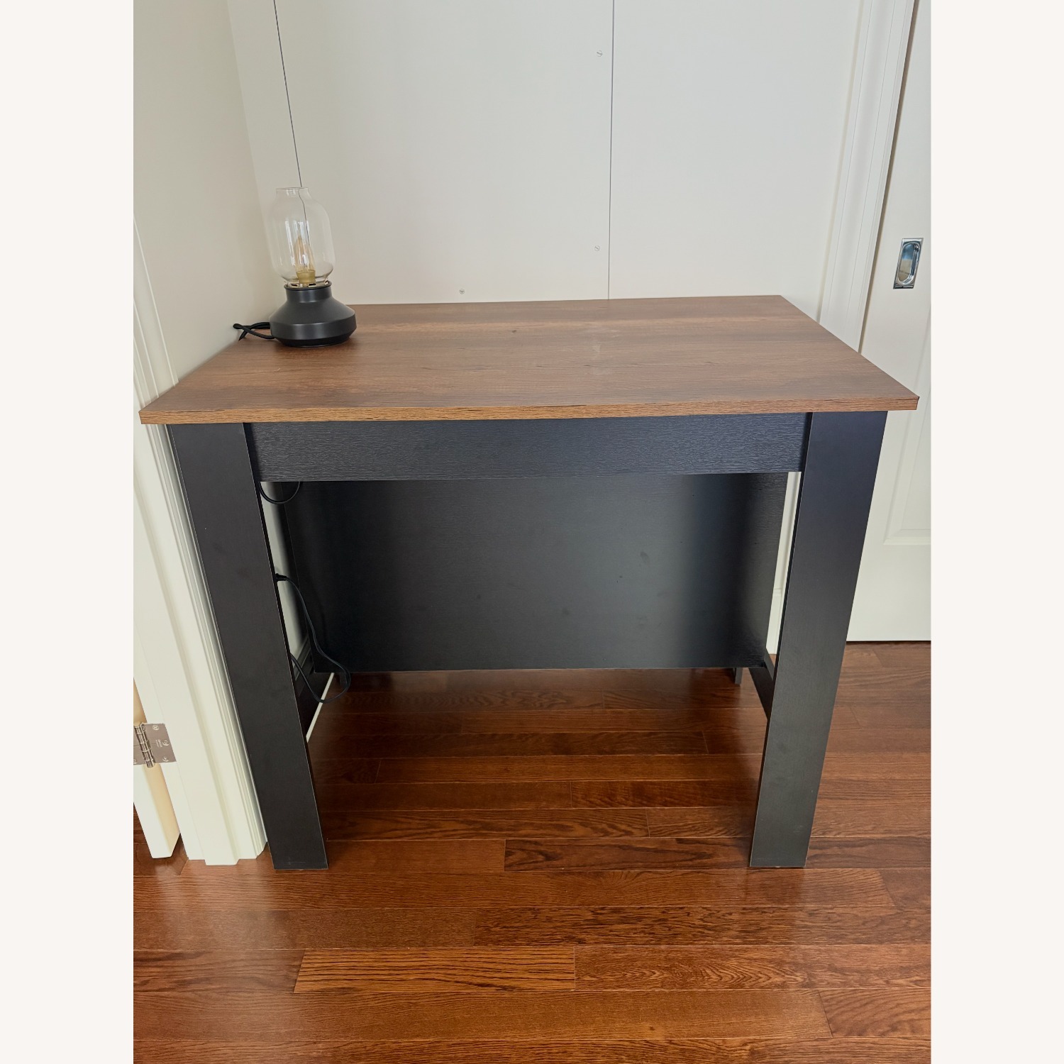 Wayfair 3-Shelf Wooden Kitchen Island Black / Walnut - image-2