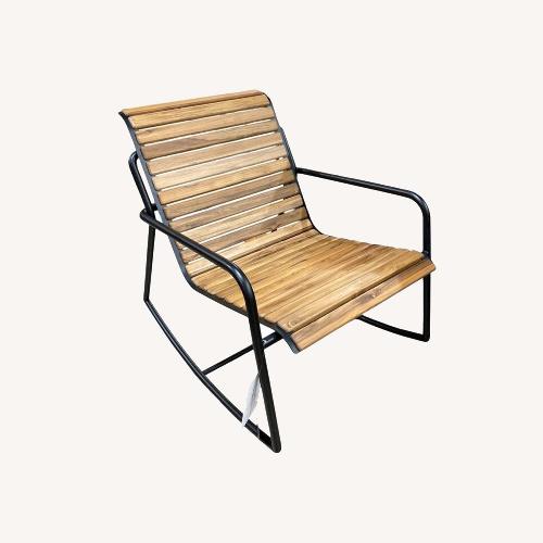 Used Denver Modern Strata Outdoor Rocking Chair for sale on AptDeco