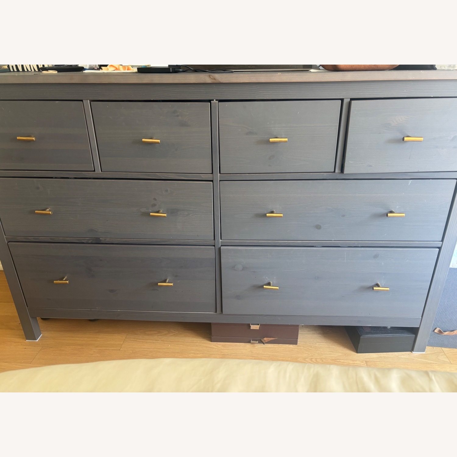 IKEA Hemnes Gray Dresser - image-1