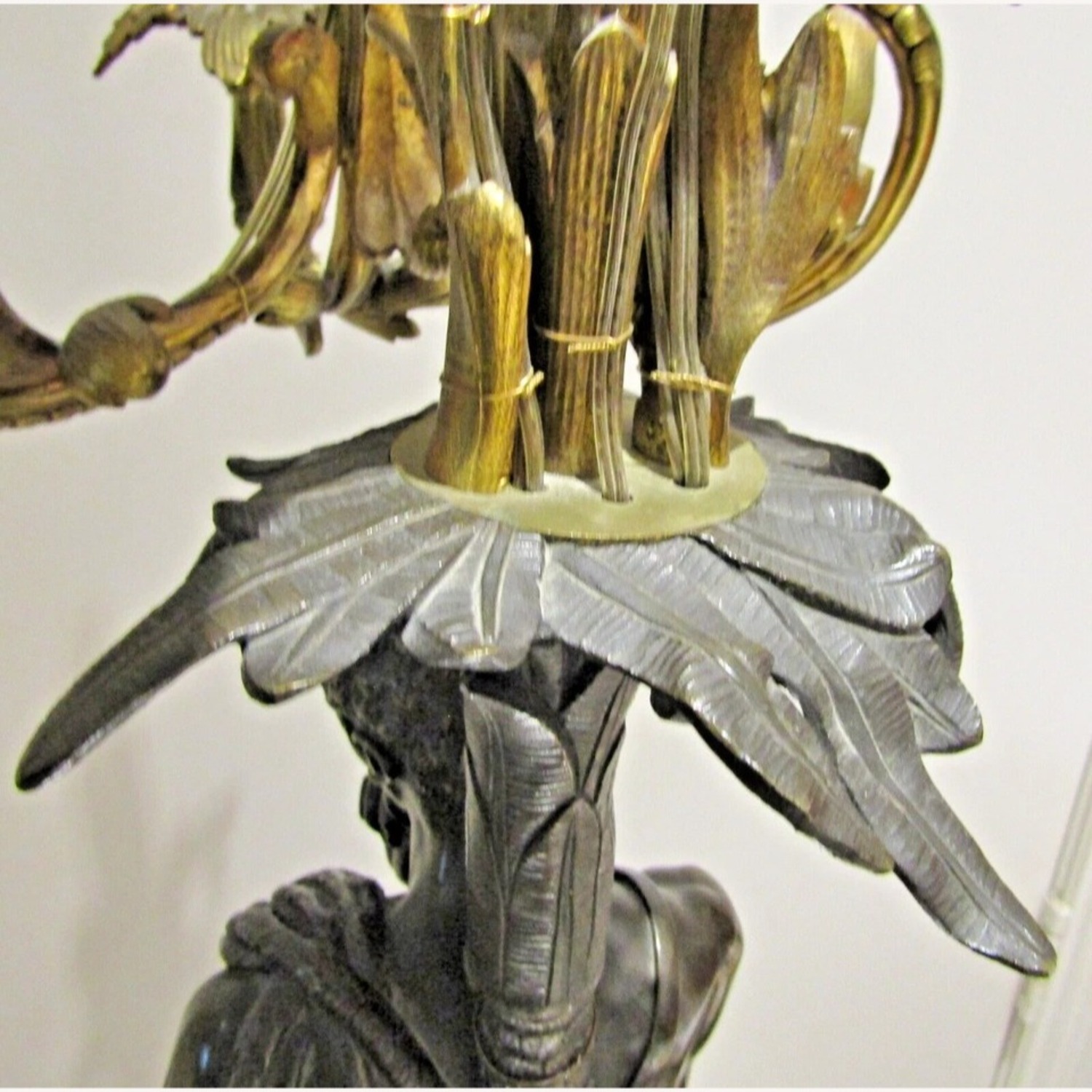 Antique 19th C. French Figural Candelabra - image-14