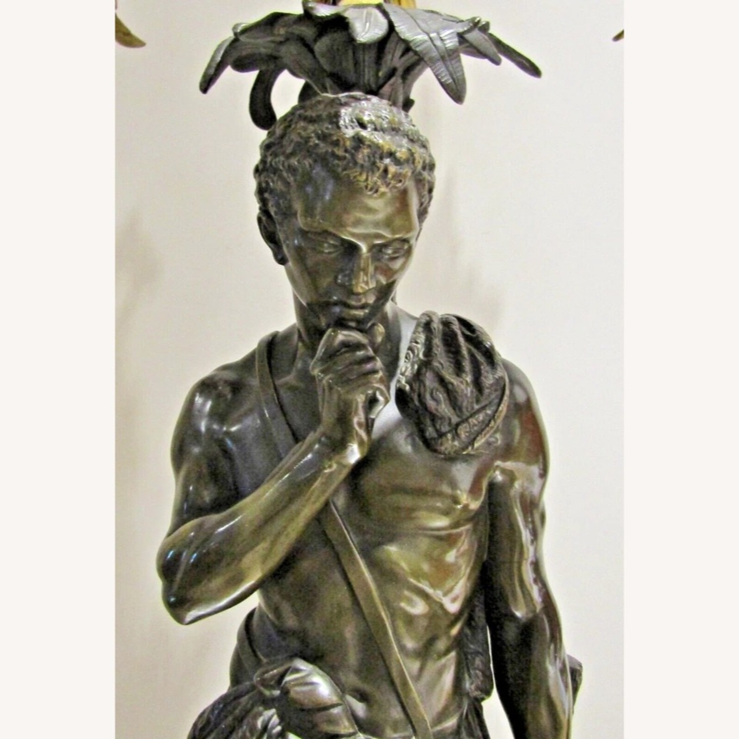 Antique 19th C. French Figural Candelabra - image-7