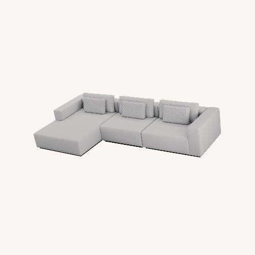 Used Modloft Sectional Sofa in Neutral Fabric for sale on AptDeco