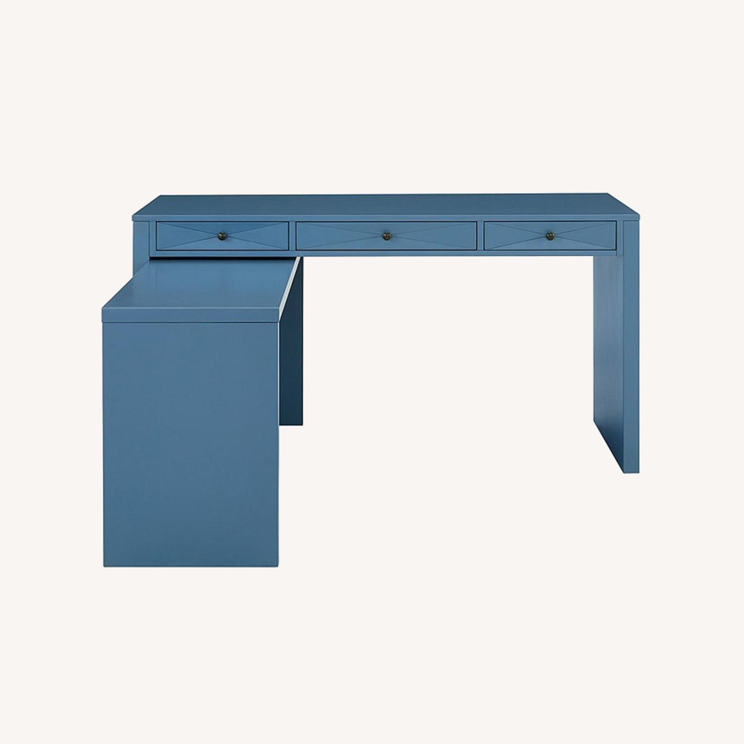 SK Geneva Faceted Office Desk - image-0
