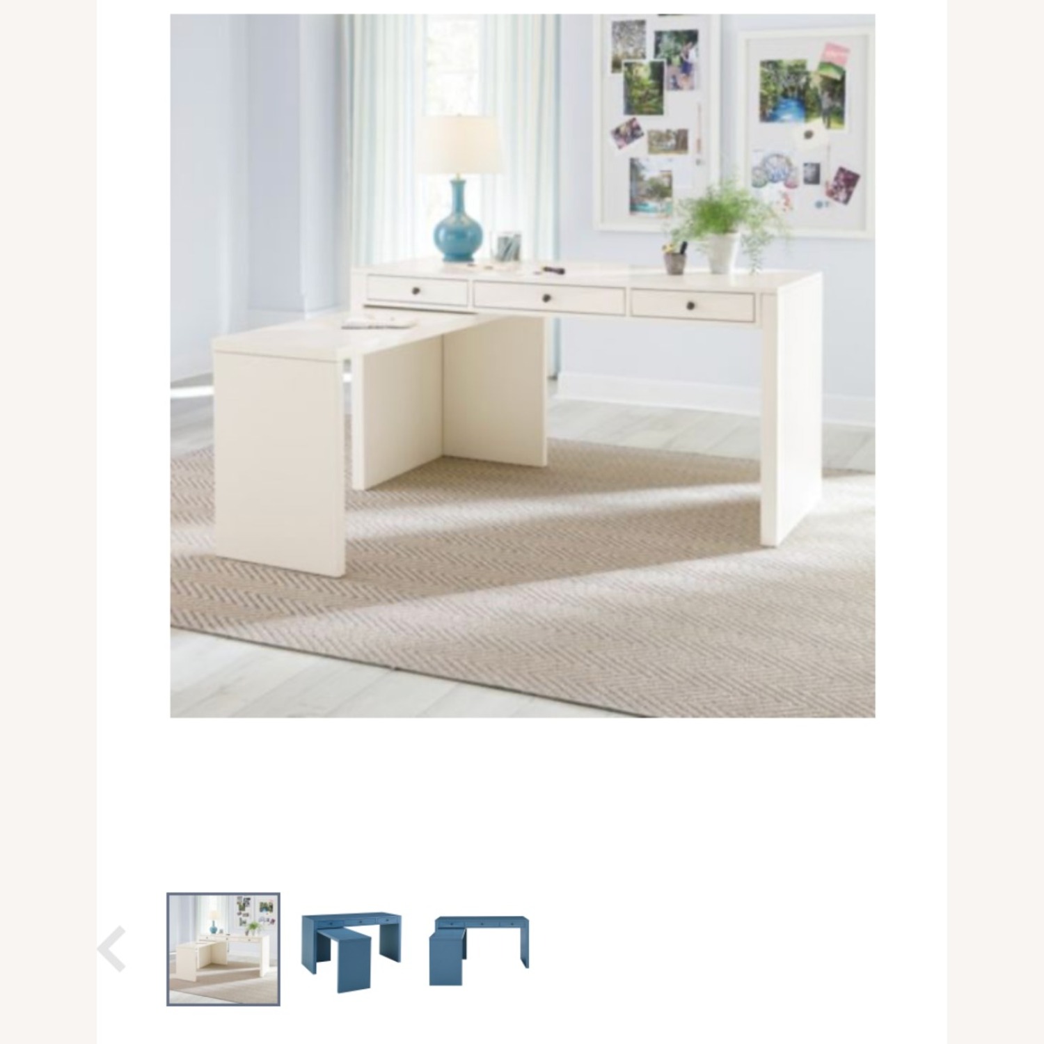 SK Geneva Faceted Office Desk - image-3