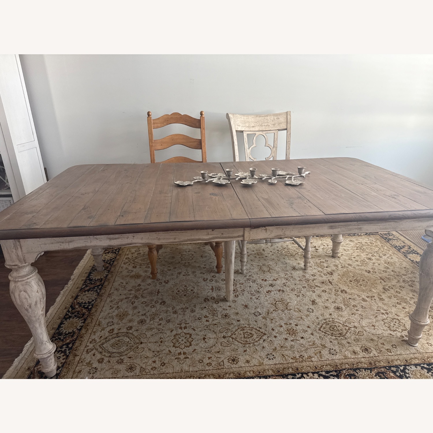 Country Dining Table With Extension - image-8