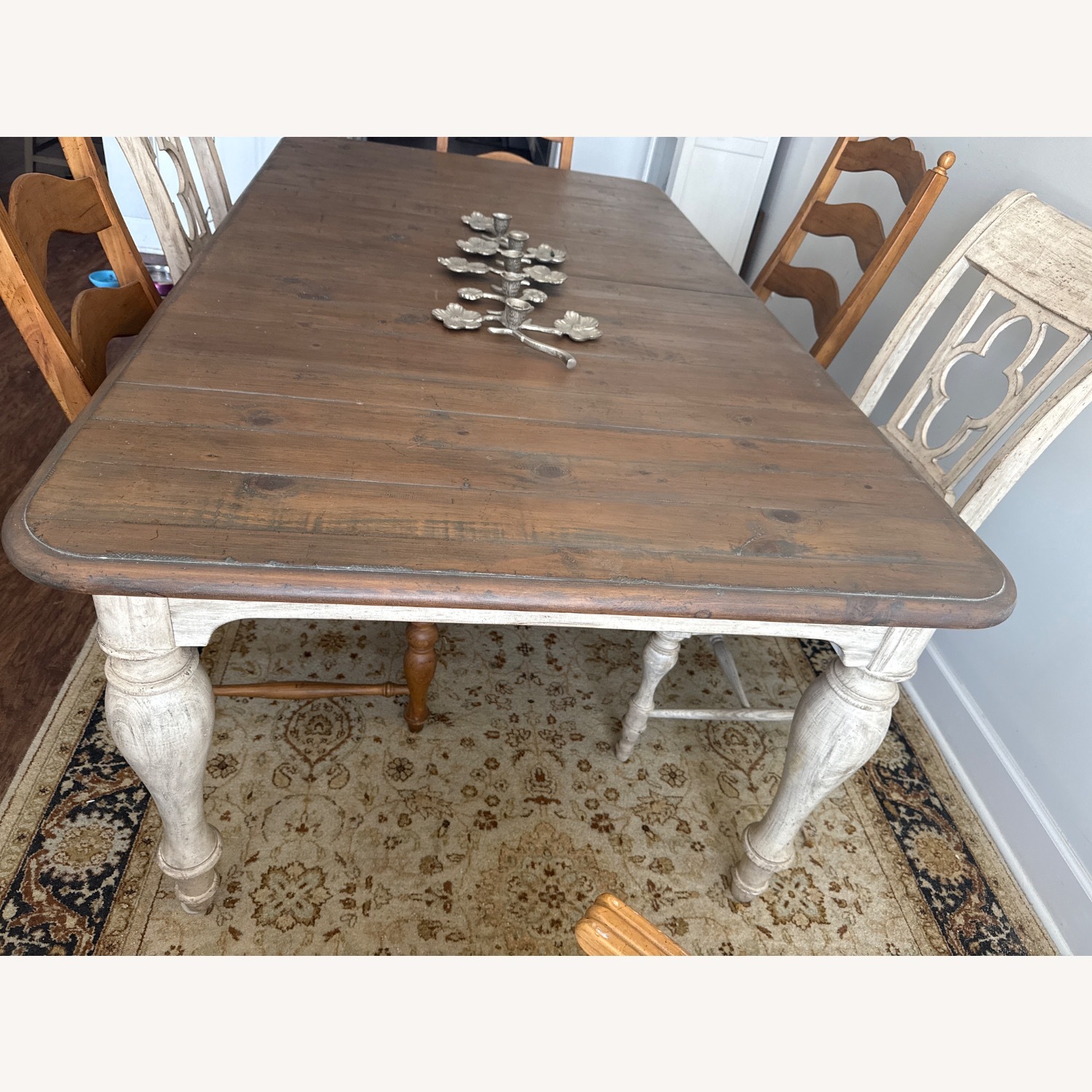 Country Dining Table With Extension - image-3