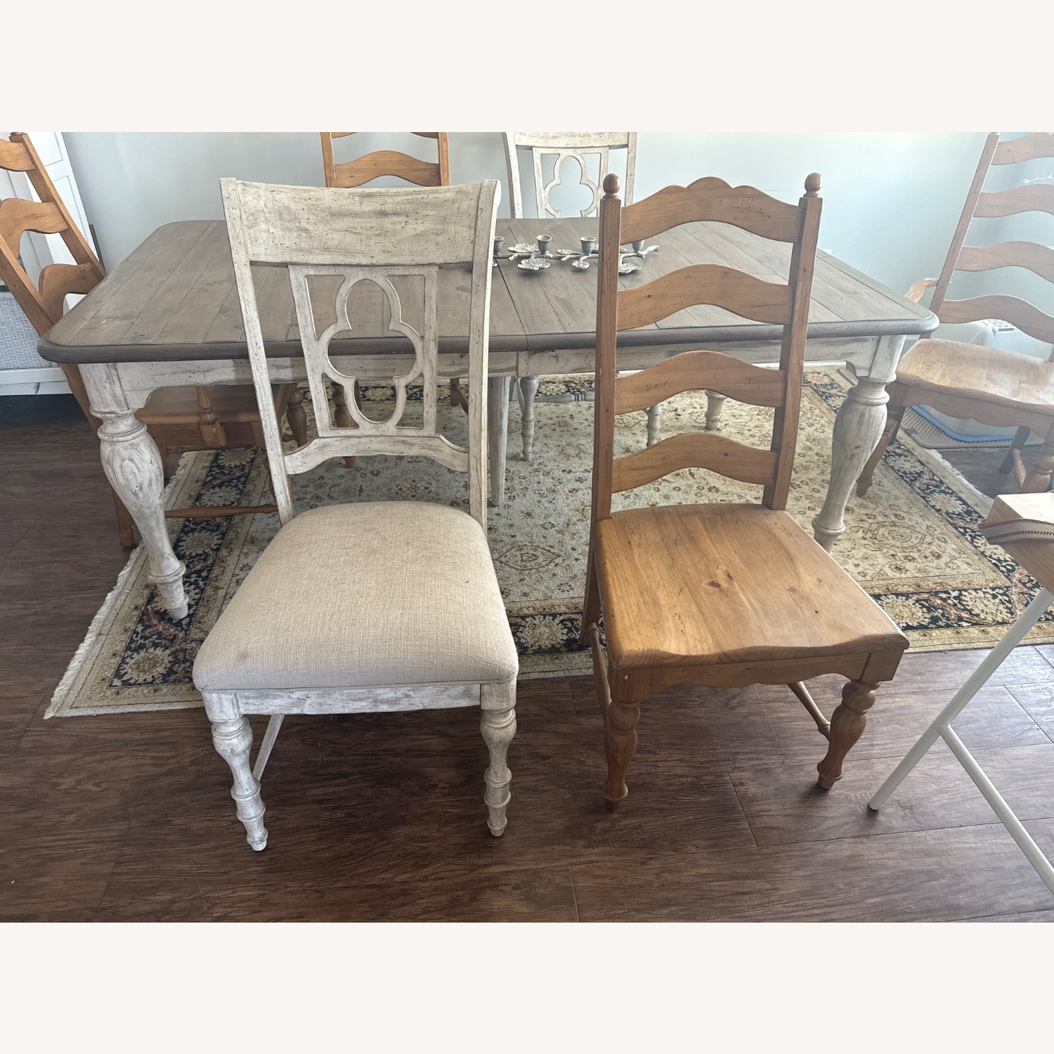 Country Dining Table With Extension - image-5