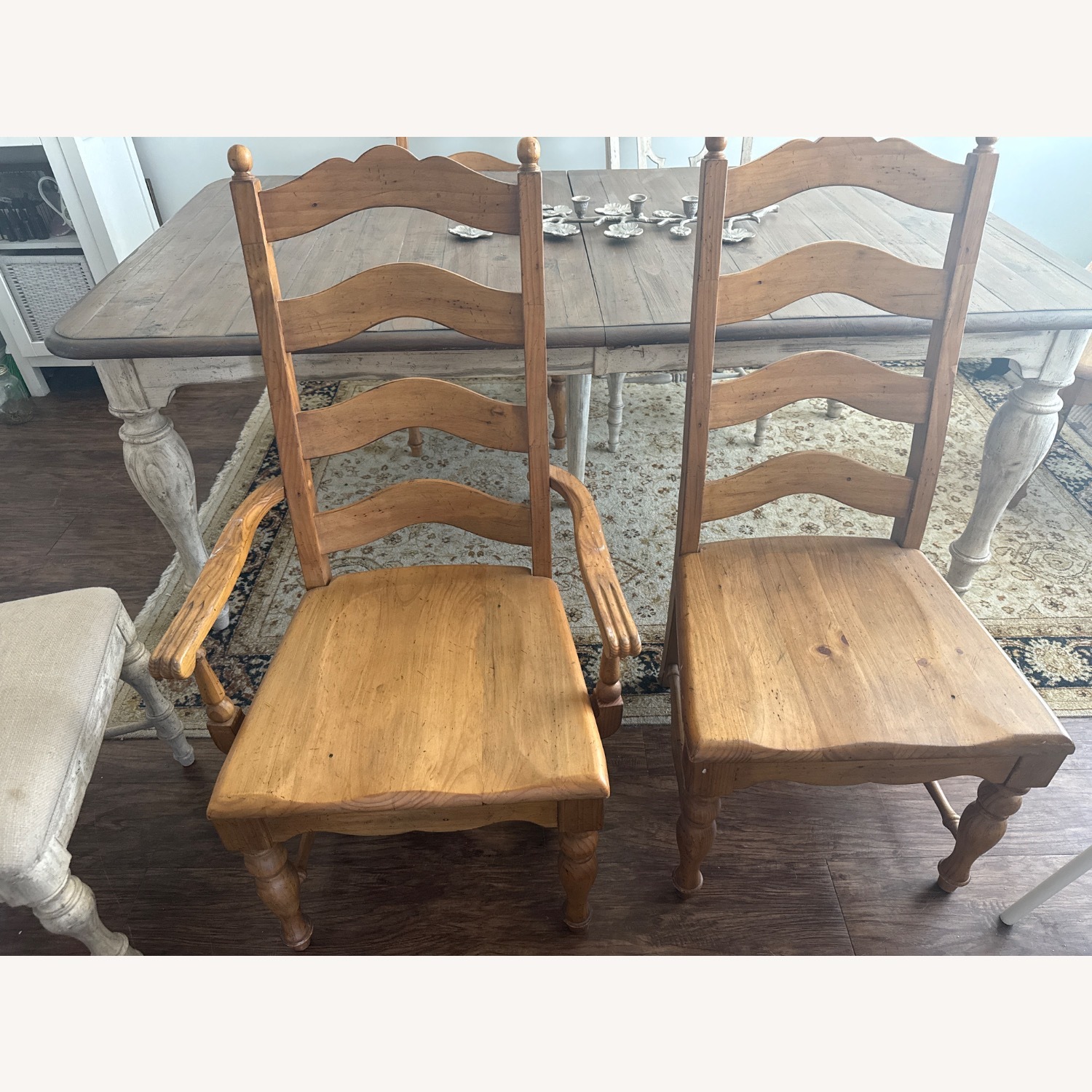 Country Dining Table With Extension - image-6