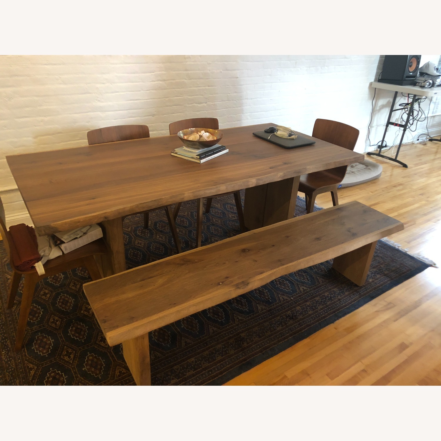 Crate & Barrel Dakota 77" Table W Bench - image-2