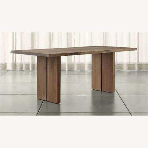 Used Crate & Barrel Dakota 77" Table W Bench for sale on AptDeco