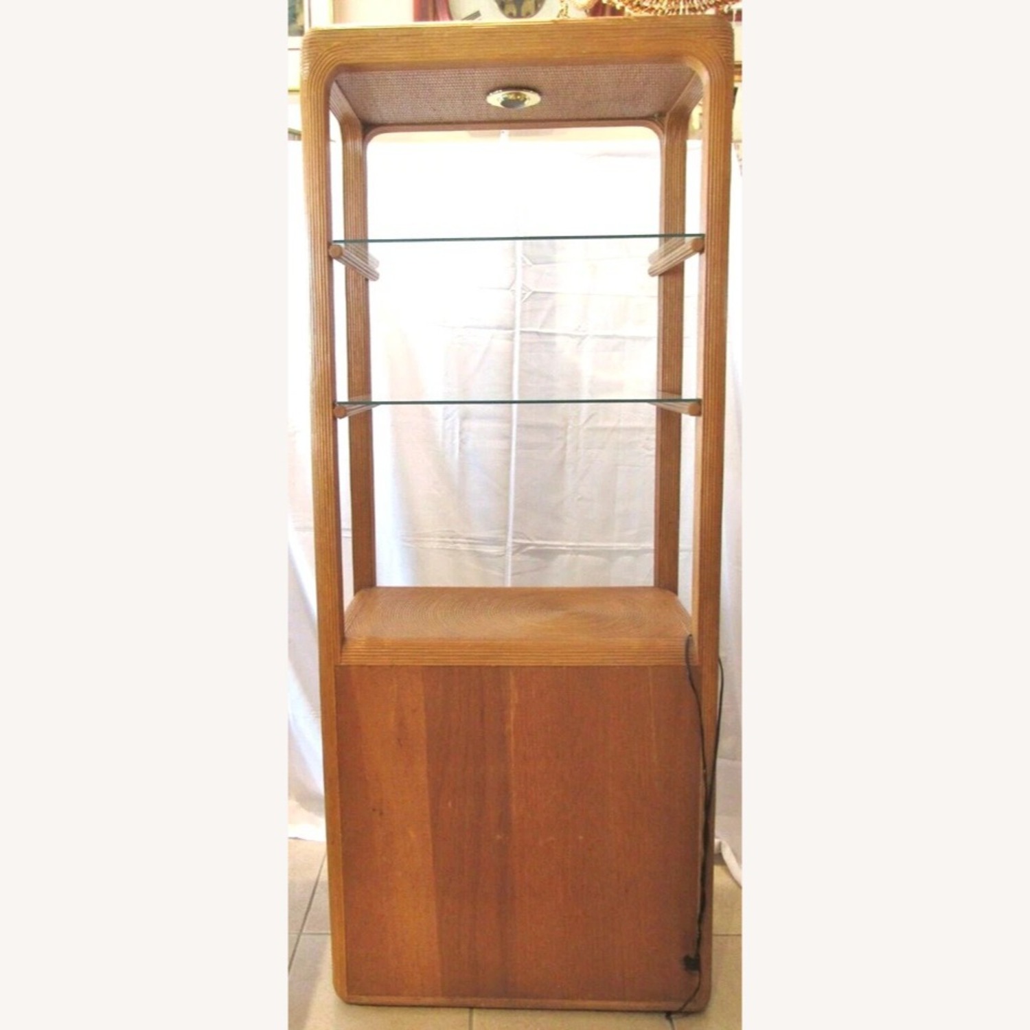 Pair Pencil Reed Etageres Style Gabriella Crespi - image-13