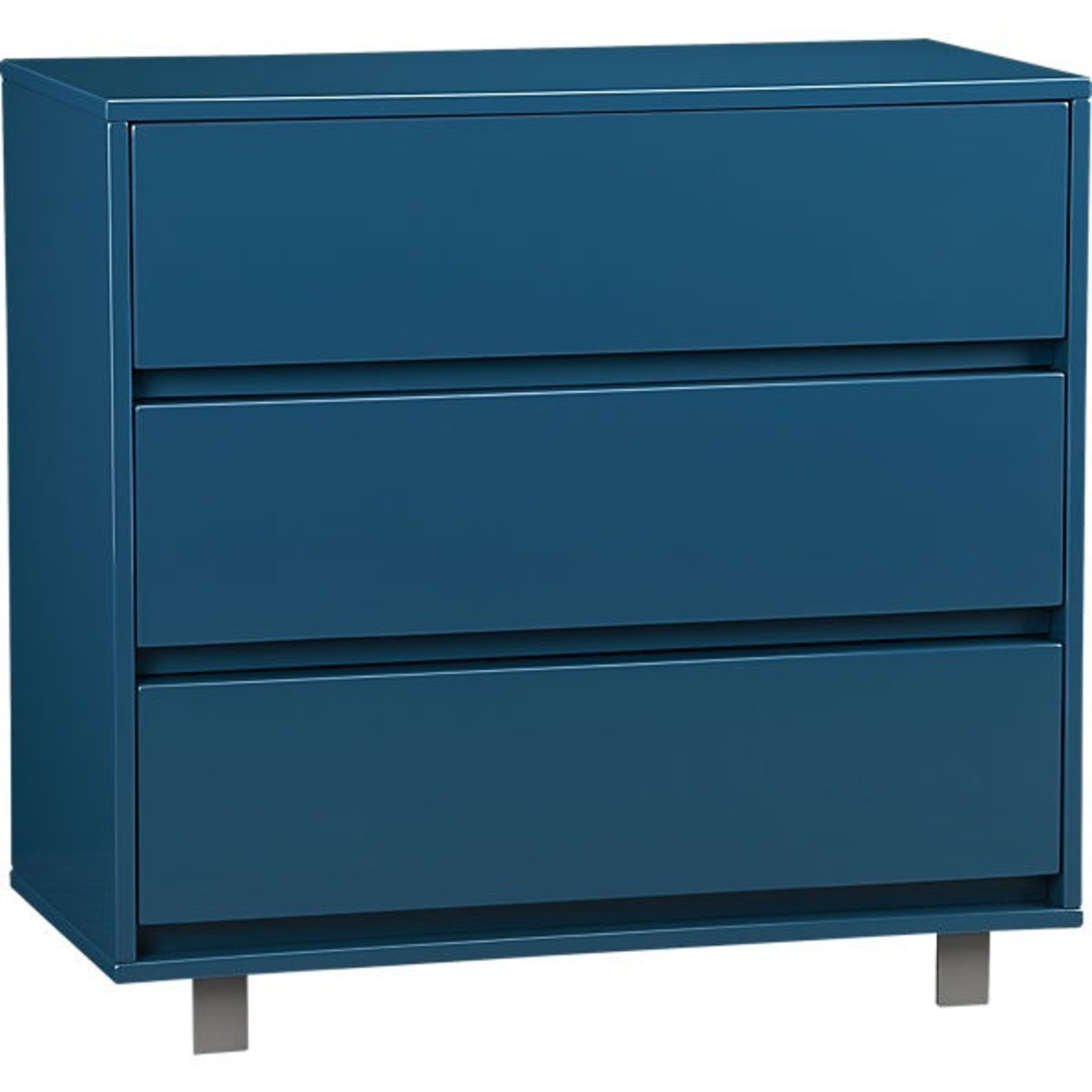 CB2 Blue Chest Dresser - image-1