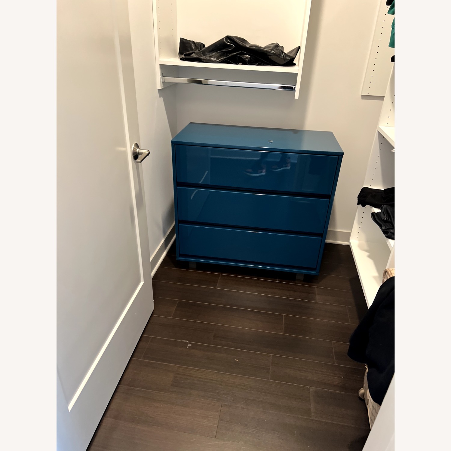 CB2 Blue Chest Dresser - image-3