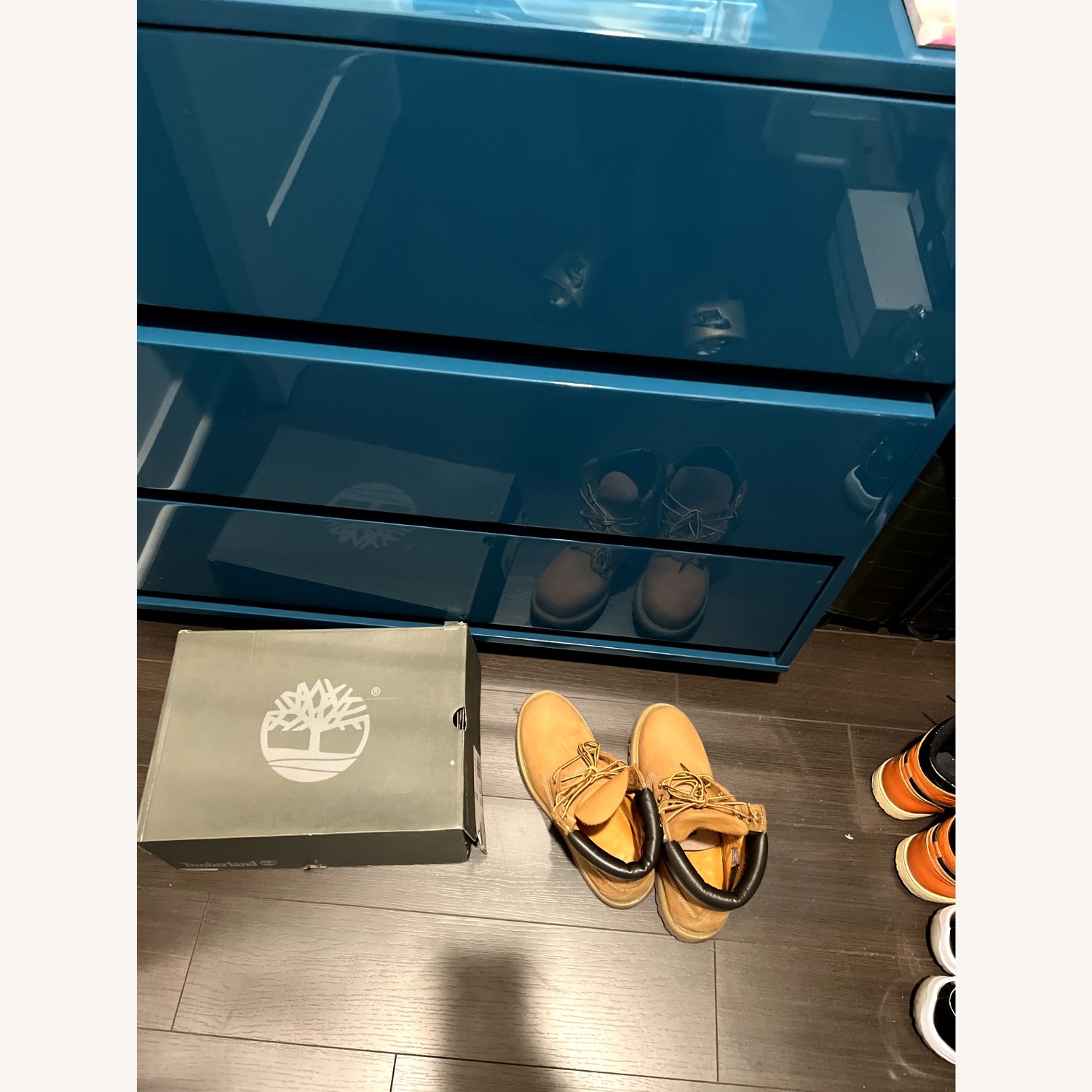 CB2 Blue Chest Dresser - image-2