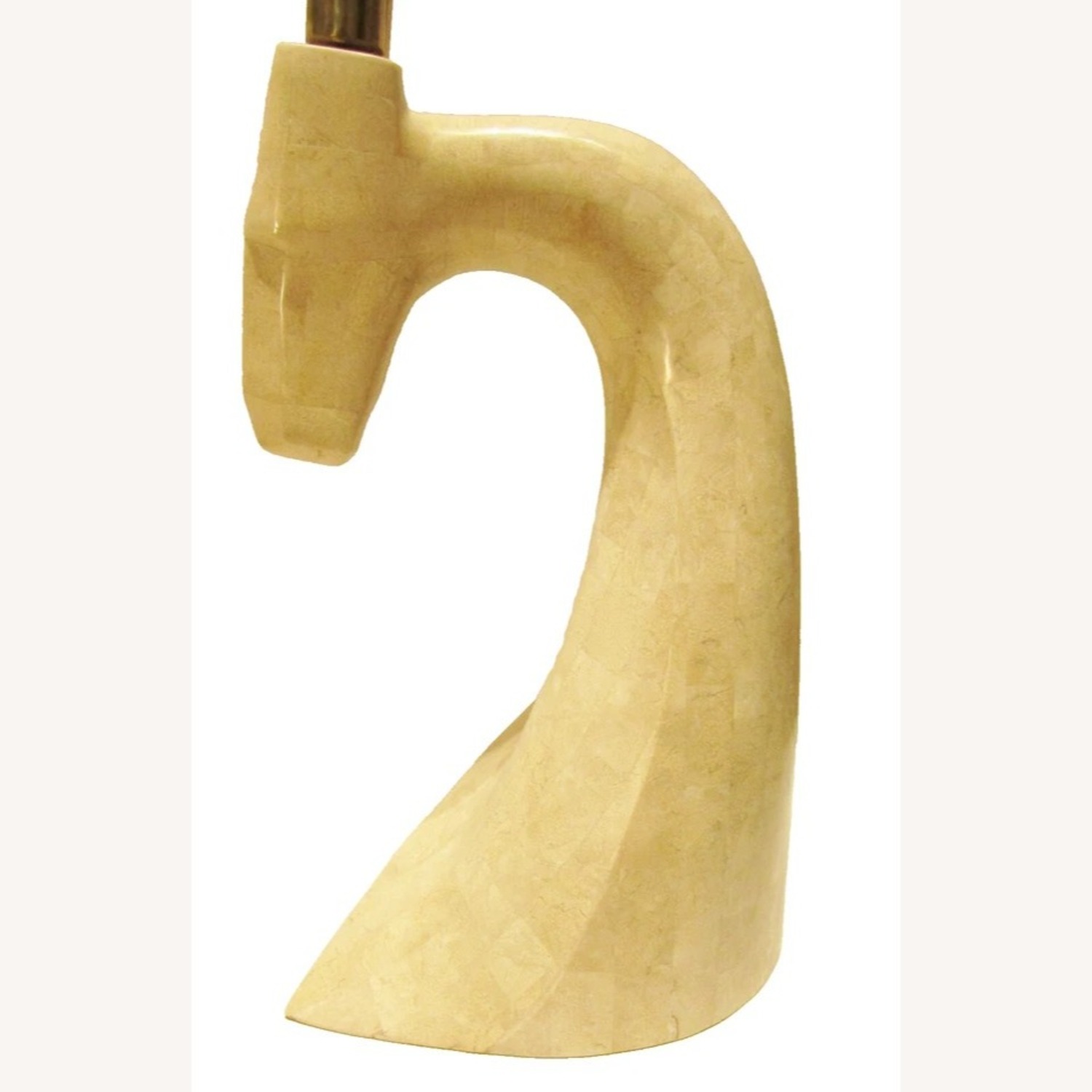 Travertine Stone Gazelle Sculpture Karl Springer - image-8