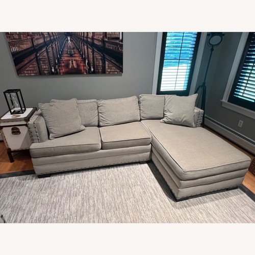 Used Ethan Allen Astor Sofa with Chaise Lounge for sale on AptDeco