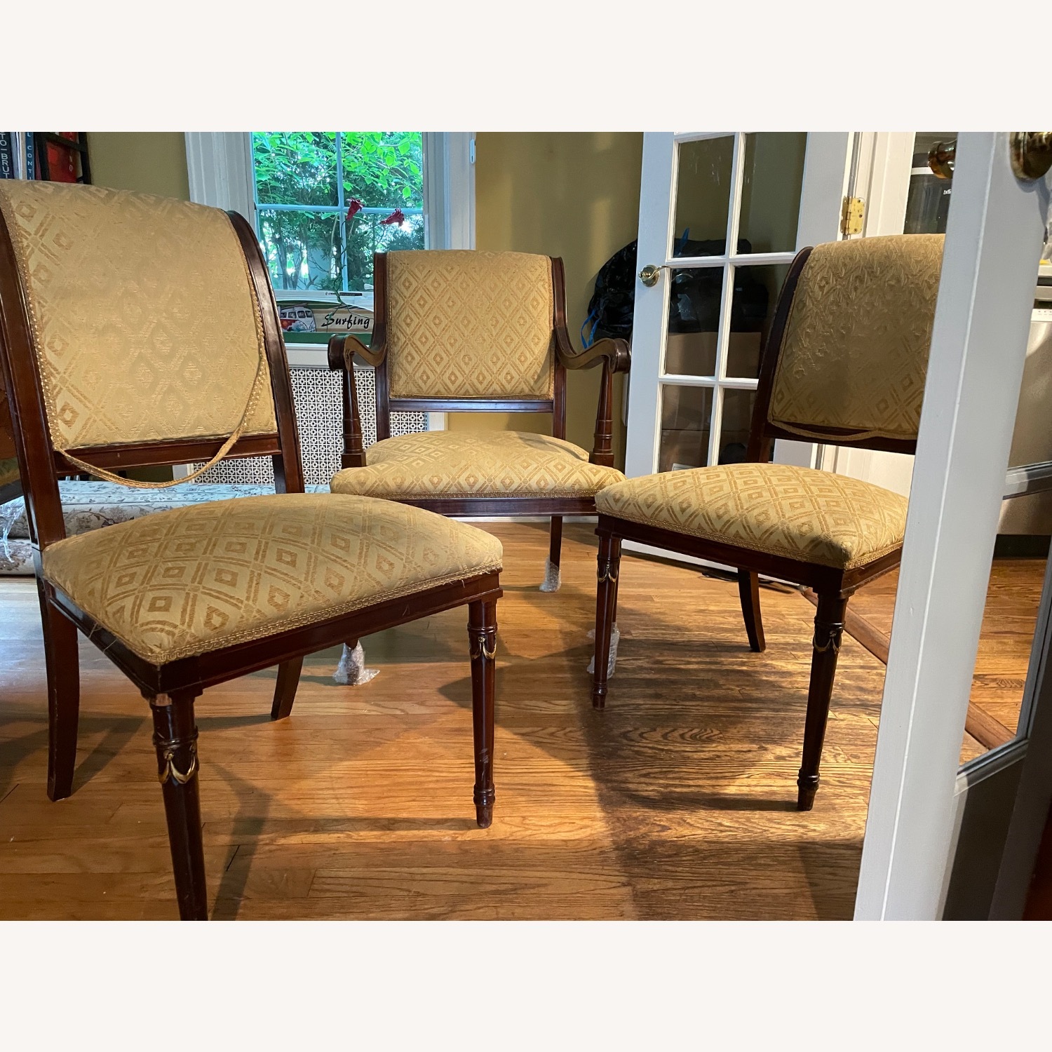 Empire Style Chairs-8 Side, 2 Arm - image-3