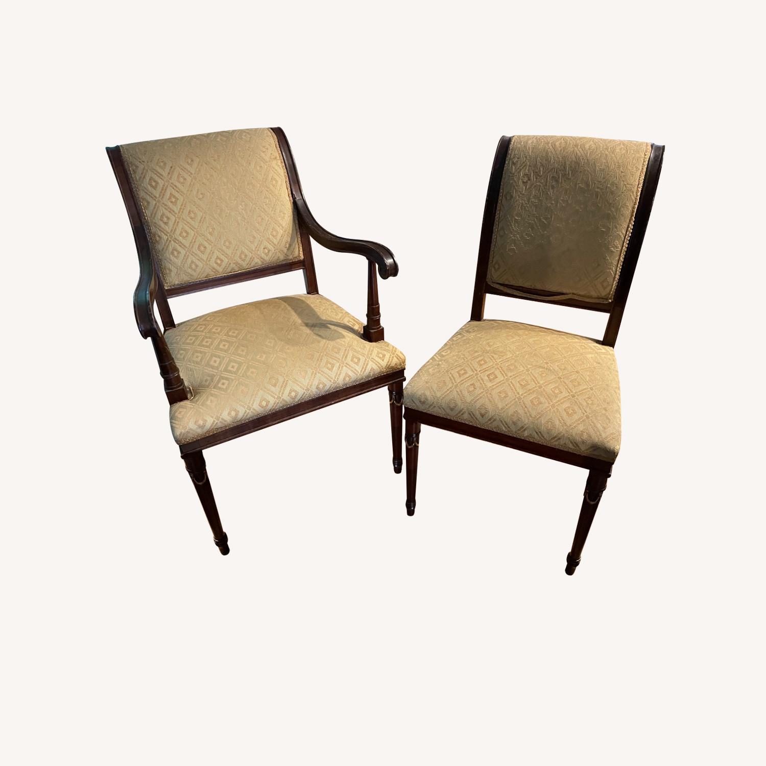 Empire Style Chairs-8 Side, 2 Arm - image-0