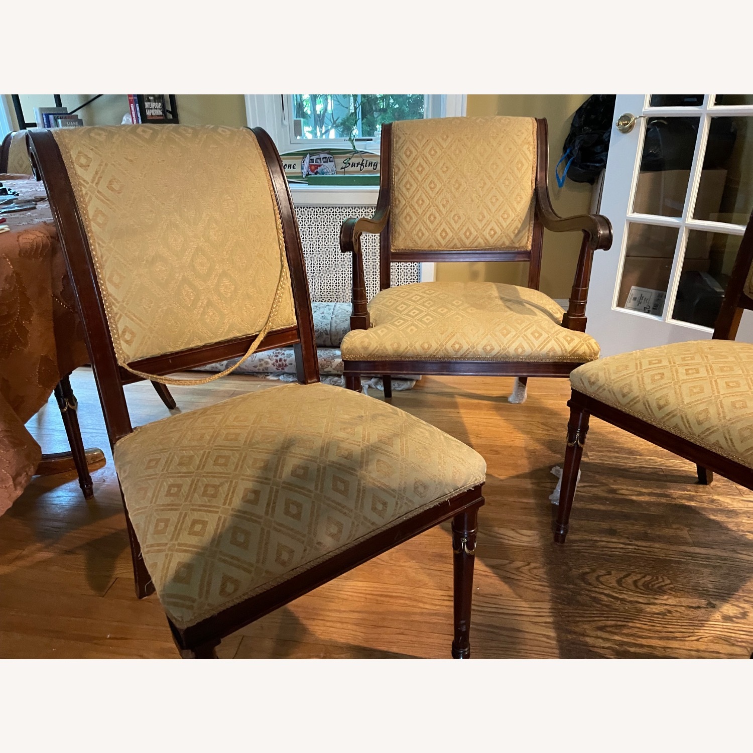 Empire Style Chairs-8 Side, 2 Arm - image-5