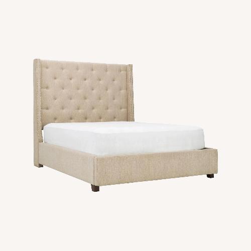 Used Tufted Quinn Storage Bed for sale on AptDeco