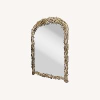 Italian Hand Carved Cattail Mirror 1960s