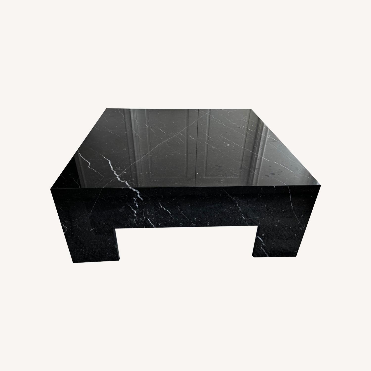 Black Marble Coffee Table - image-0
