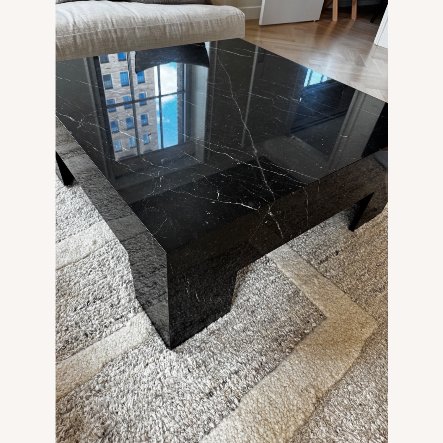 Black Marble Coffee Table - image-3