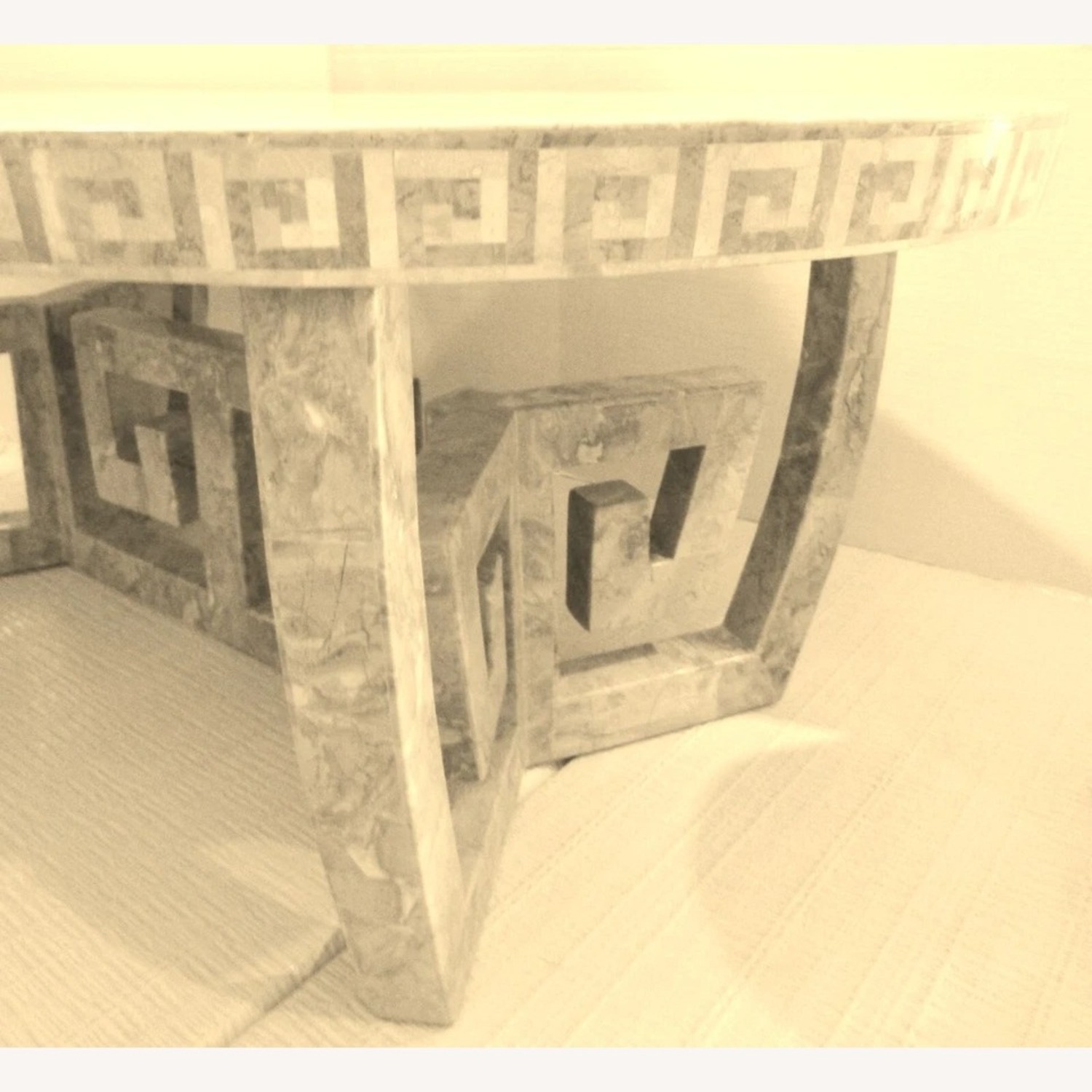 Maitland-Smith Tessellated Stone Coffee Table  - image-8