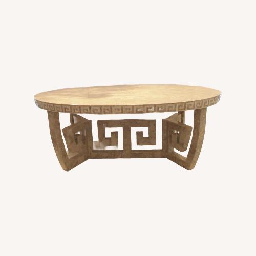 Used Maitland-Smith Tessellated Stone Coffee Table  for sale on AptDeco