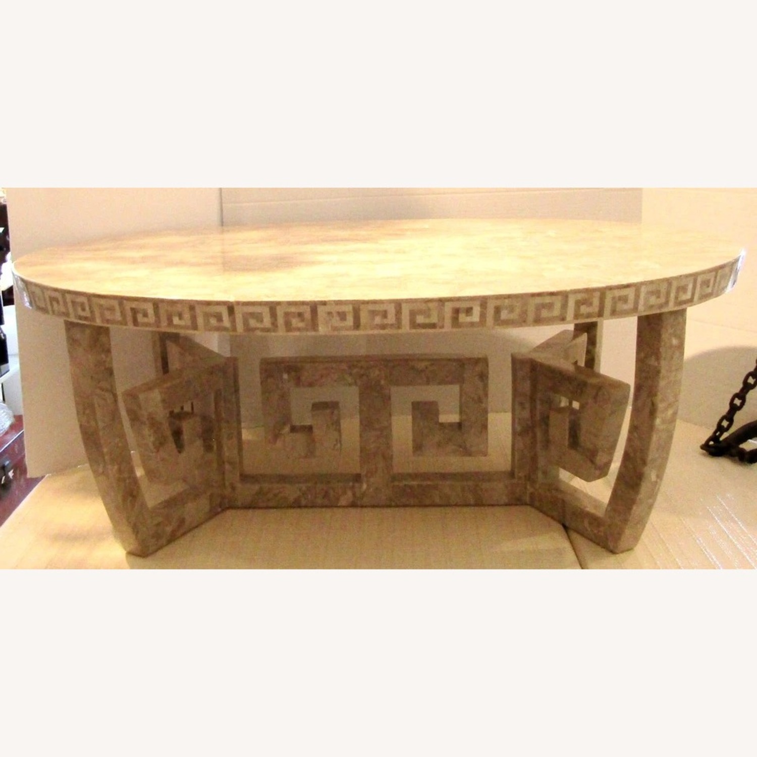 Maitland-Smith Tessellated Stone Coffee Table  - image-2