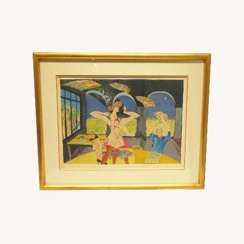 Used Original Mixed Media Painting Koen Scherperell for sale on AptDeco