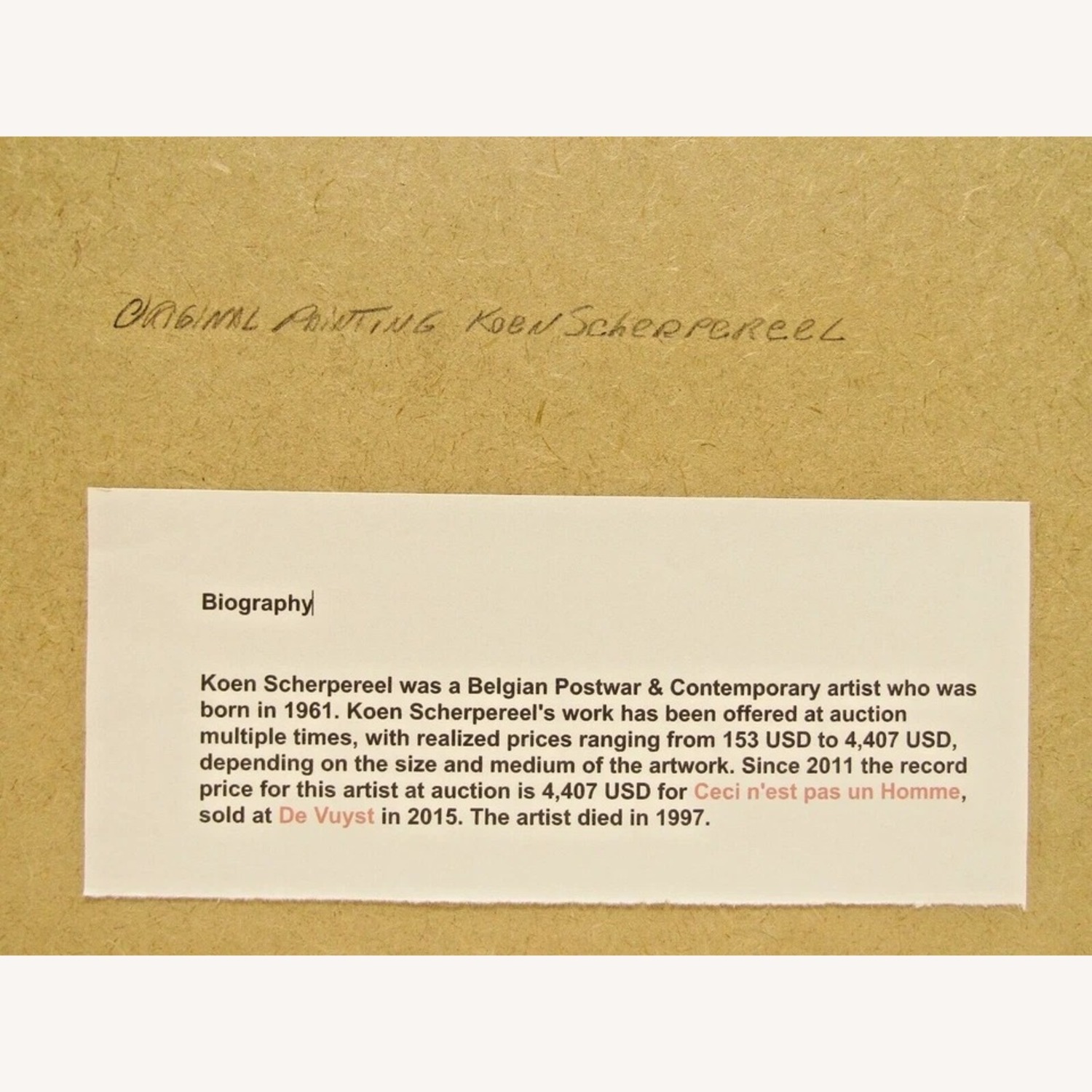 Original Mixed Media Painting Koen Scherperell - image-10