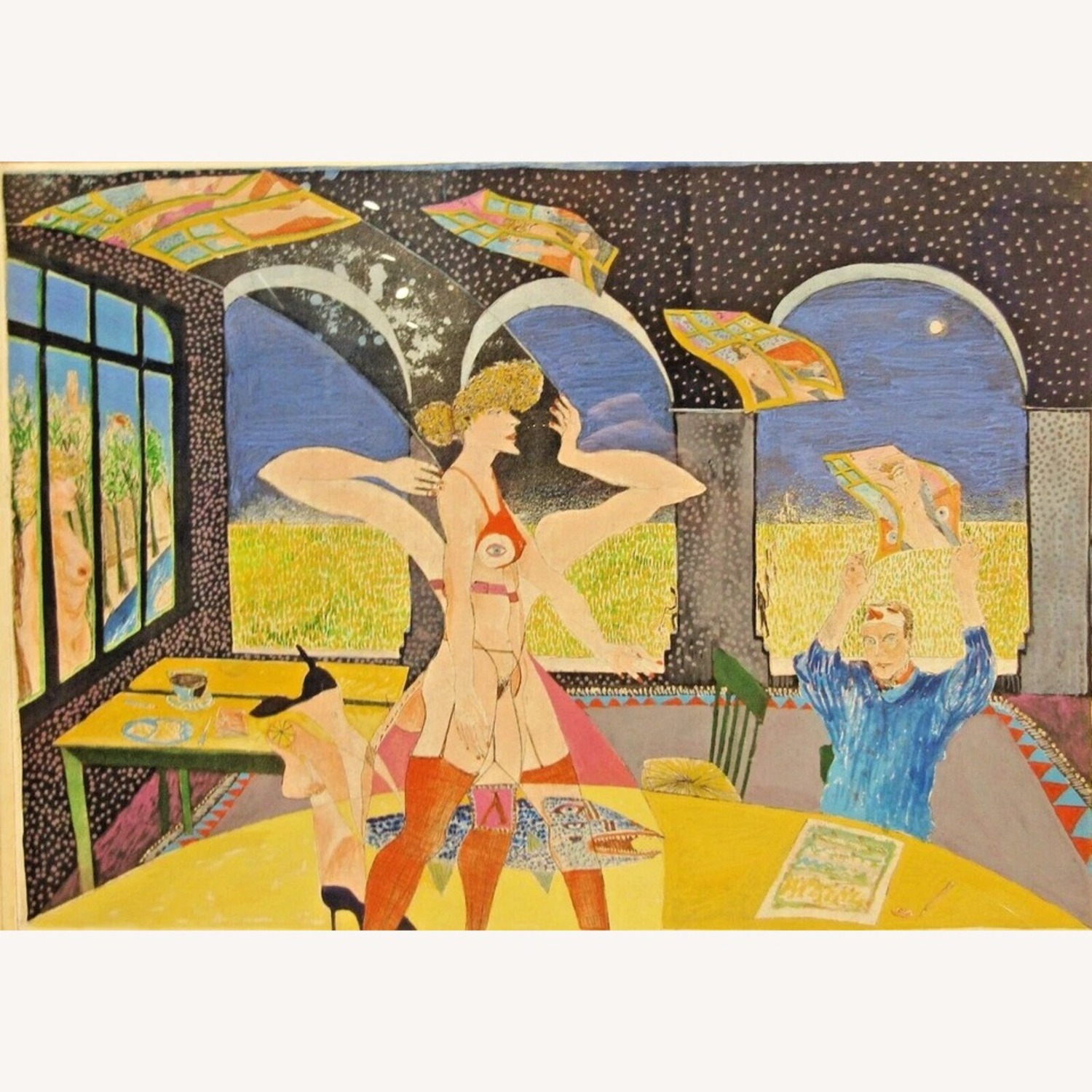 Original Mixed Media Painting Koen Scherperell - image-4